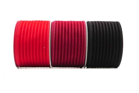 Textured Stripe Velvet Wired Ribbon - Textured Stripe Velvet Wired Ribbon